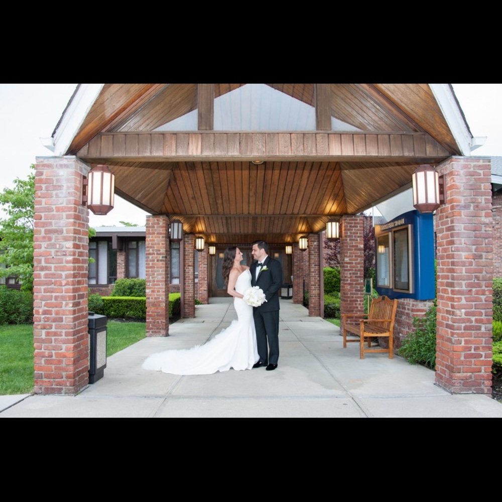 Vera Wang Wedding dress & cathedral two layer veil